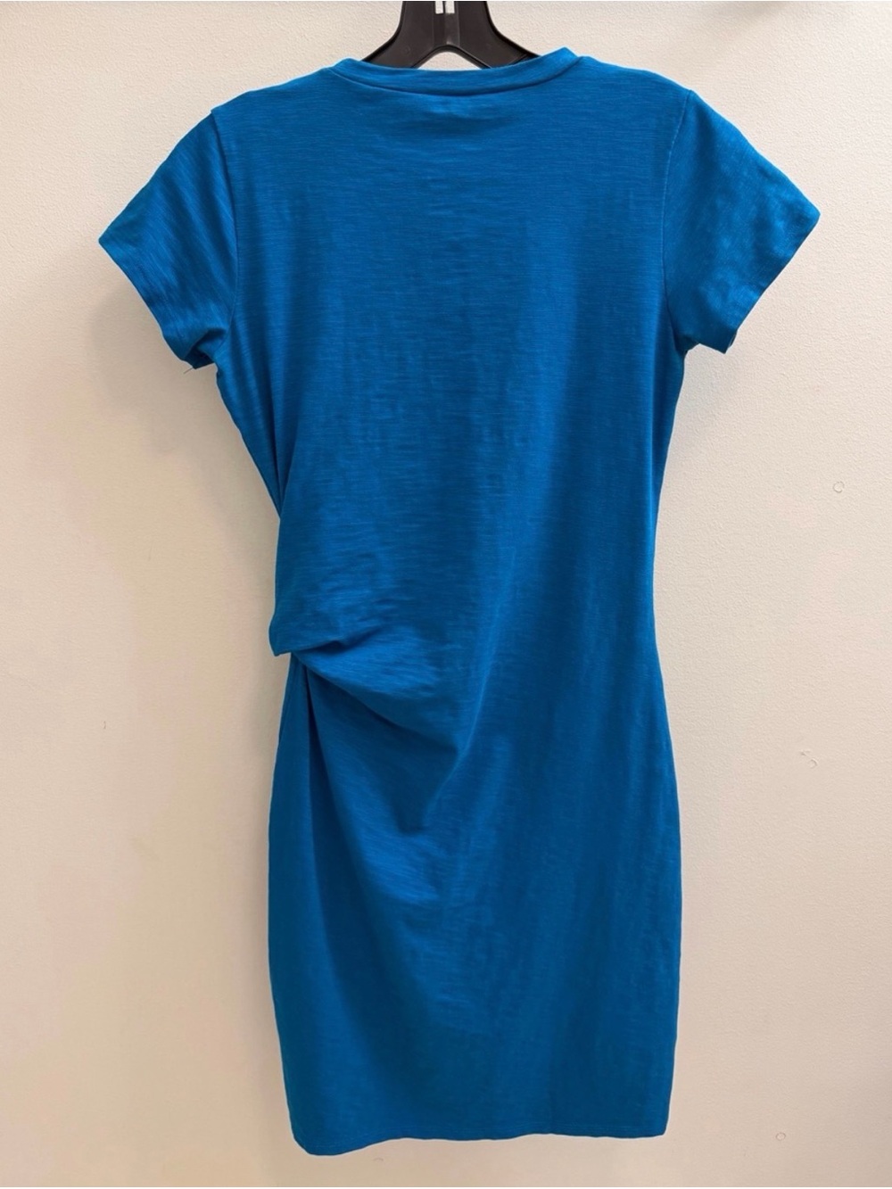 Express Short-Sleeve Tie-Front Knot Mini Dress Tan and Blue XXS BUNDLE OF 2 - Picture 6 of 10